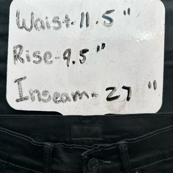 MOTHER The Rascal Ankle Fray Jeans in Guilty Flash Sz 26 Side Stripe Beaded NWT - Picture 12 of 15